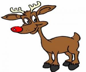 yapboz Rudolf, kırmızı burun reindee